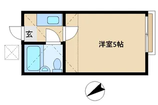 プラザドゥプリムール【2階】の間取り