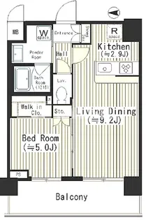 エディアン目黒本町【3階】の間取り