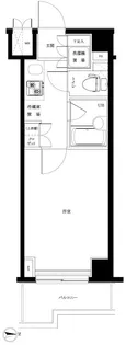ルーブル荏原中延【6階】の間取り