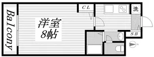 メゾン・ド・ヴィレ ボヤージュ【2階】の間取り