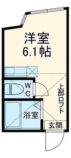ユナイト野川ブリュッセル【2階】の間取り