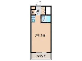 グランドビュー大池【3階】の間取り