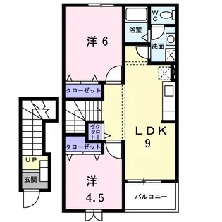 バ-ン・グロリア【2階】の間取り