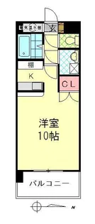 シャガール中島【3階】の間取り