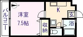 サンオーキッド【2階】の間取り