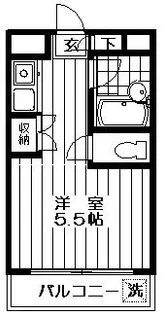 東京都渋谷区富ヶ谷2【マンション】の間取り