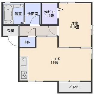 ビラ・サイレントヒルズ【1階】の間取り