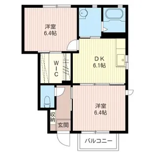 シャルマンA【1階】の間取り