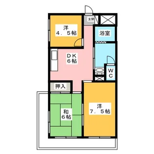 レジデンス海野【2階】の間取り