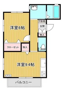 Dwell in 城南【4階】の間取り