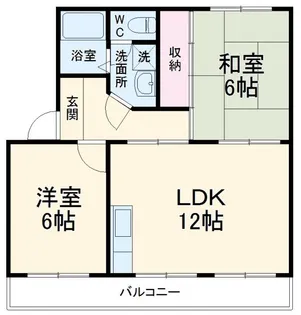ベルハイムII【1階】の間取り