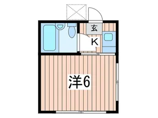 コーポ三陽【2階】の間取り