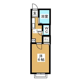 エクセレント【1階】の間取り