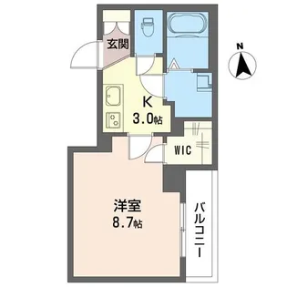 クレール【2階】の間取り