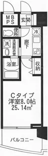 横浜フラッツ【5階】の間取り
