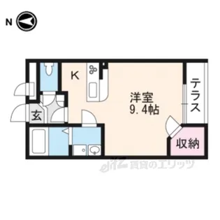 レオネクストエクレール北今市【1階】の間取り
