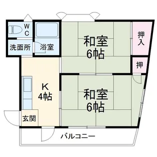 グレースハイツ【2階】の間取り
