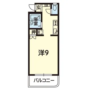 1Kの間取り画像
