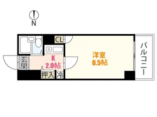 第1祇園Sビル【4階】の間取り