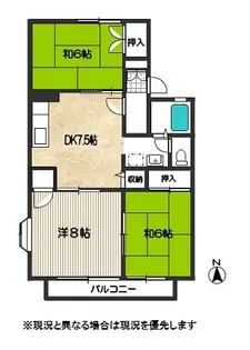 ファミールハウト【2階】の間取り
