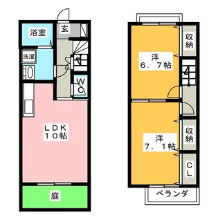 岐阜県岐阜市柳津町上佐波5【一戸建】の間取り
