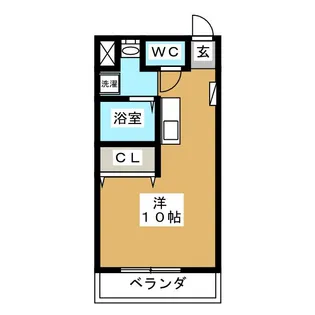 三条ハイツ【1階】の間取り