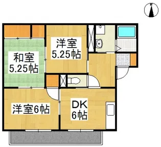 センチュリー21B【2階】の間取り