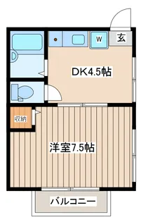 東京都立川市栄町4【マンション】の間取り