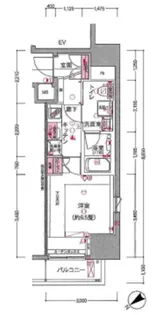 DUARES愛宕虎ノ門【6階】の間取り