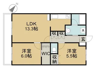 千葉県市川市妙典3【マンション】の間取り