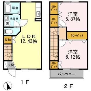 シャレーほんどう壱番館の間取り