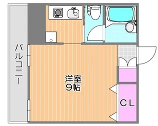 ラ・メール撫川【2階】の間取り