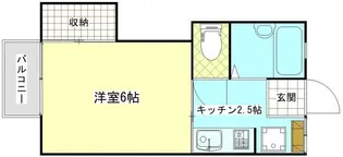 ハイツハピネス【2階】の間取り