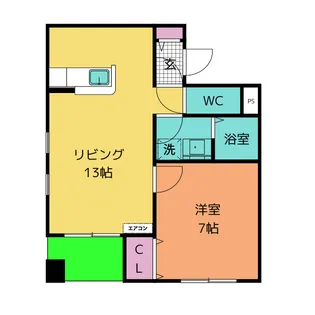 アイム【1階】の間取り