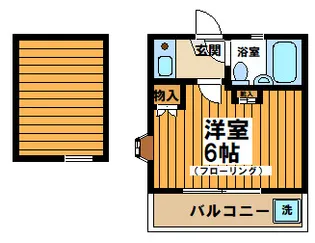 本町コーポあさひ【2階】の間取り