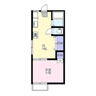 グリーンエース清見台【1階】の間取り