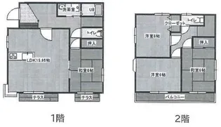 埼玉県深谷市東方【一戸建】の間取り