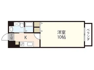 ウイング金屋町ステーションサイド【7階】の間取り