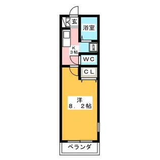 ラフィーネ【2階】の間取り