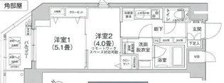 ティモーネグランデ町屋【4階】の間取り