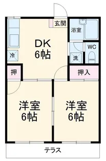 マロニエコーポ【2階】の間取り