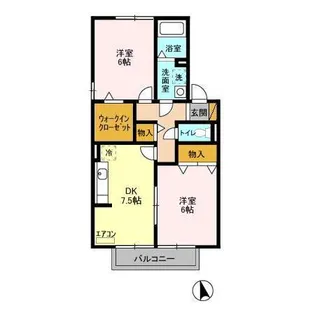 ヒルサイドコート五番館の間取り