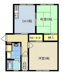 コーポアネックスM1【1階】の間取り