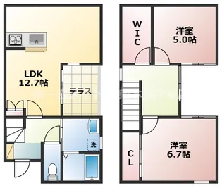 熊本県熊本市東区月出8【一戸建】の間取り
