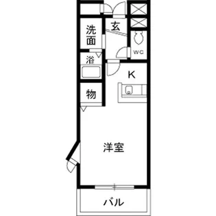 セルフィール西原【2階】の間取り