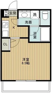 グローリー K.【2階】の間取り