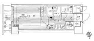 ガラ・ステージ市ヶ谷弐番館【9階】の間取り