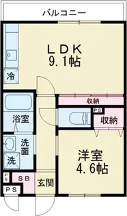メゾンクレール【3階】の間取り