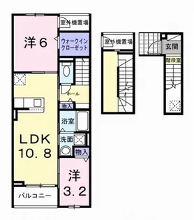東京都町田市忠生1【アパート】の間取り