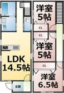 愛知県名古屋市中村区名西通1【一戸建】の間取り